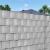 Panou de gard pentru intimitate in gradina, PVC, 35 x 0.19 m, gri Household NewTrend