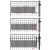 Panou de gard pentru intimitate in gradina, PVC, 35 x 0.19 m, gri antracit Household NewTrend