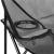 Scaun pliabil camping sau pescuit Sersimo, cu suport pahar, gri Household NewTrend