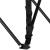 Masa plianta camping sau pescuit, cu 2 suporturi pahar, 46x46x45 cm, negru Household NewTrend