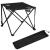 Masa plianta camping sau pescuit, cu 2 suporturi pahar, 46x46x45 cm, negru Household NewTrend
