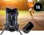 Rucsac de drumetie, gri cu elemente reflectorizante, 18litri, 45x30x15cm Household NewTrend