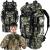 Rucsac militar pentru drumetie, 6 compartimente, 70litri, 65x18x35cm, verde Household NewTrend