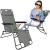 Sezlong pliabil SERSIMO GC30, Relax Zero Gravity, 80x60x153cm, gri mediu Household NewTrend