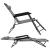 Sezlong pliabil SERSIMO GC30, Relax Zero Gravity, 80x60x153cm, gri mediu Household NewTrend