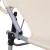 Sezlong pliabil cu parasolar, 188x57x38cm, sarcina 120kg, crem Household NewTrend
