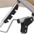 Sezlong pliabil cu parasolar, 188x57x38cm, sarcina 120kg, crem Household NewTrend