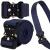 Curea centura Tactical Combat pentru barbati 3.5 x 125 cm, rezistent, albastru inchis Household NewTrend