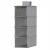 Organizator dulap Sersimo, 4 compartimente, textil, 80cm, gri Household NewTrend