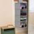 Organizator dulap Sersimo, 4 compartimente, textil, 80cm, gri Household NewTrend