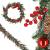 Ghirlanda artificiala decorativa de Craciun, aspect inzapezit, 150 cm, ace 3D, verde Household NewTrend