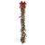 Ghirlanda artificiala decorativa de Craciun, aspect inzapezit, 150 cm, ace 3D, verde Household NewTrend