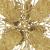 Set 10 ornamente pentru bradul de Craciun, stea Poinsettia, 16cm, galben auriu Household NewTrend