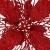 Set 10 ornamente pentru bradul de Craciun, stea Poinsettia, 16cm, visiniu Household NewTrend
