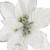 Set 10 ornamente pentru bradul de Craciun, stea Poinsettia, 13cm, gri argintiu Household NewTrend