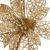 Set 10 ornamente pentru bradul de Craciun, stea Poinsettia, 14cm, auriu Household NewTrend
