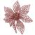 Set 10 ornamente pentru bradul de Craciun, stea Poinsettia, 10cm, roz Household NewTrend