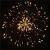(DL) Instalatie lumina decorativa STAR cu 100 LED-uri, diametru 30cm, alimentare baterii, iluminare galbena Household NewTrend