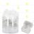 (DL) Instalatie stelute luminoase pentru gradina, 5 metri, 50 LED-uri, cu baterii, galben Household NewTrend