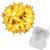 (DL) Instalatie stelute luminoase pentru gradina, 5 metri, 50 LED-uri, cu baterii, galben Household NewTrend