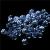 Instalatie lumini de exterior pentru gradina, 9 metri, 120 LED-uri forma cristal, cu baterii, alb Household NewTrend