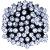 Instalatie lumini de exterior pentru gradina, 9 metri, 120 LED-uri forma cristal, cu baterii, alb Household NewTrend