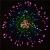 (DL) Instalatie lumina decorativa STAR cu 100 LED-uri, diametru 40cm, telecomanda, iluminare multicolora Household NewTrend
