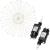 (DL) Instalatie lumina decorativa STAR cu 100 LED-uri, diametru 40cm, telecomanda, iluminare multicolora Household NewTrend