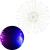 (DL) Instalatie lumina decorativa STAR cu 100 LED-uri, diametru 40cm, telecomanda, iluminare multicolora Household NewTrend