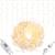 Ghirlanda luminoasa tip perdea 300 LED-uri, 12m, pentru interior/exterior, cu flash, iluminare galbena Household NewTrend