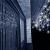 Ghirlanda luminoasa tip perdea 300 LED-uri, 12m, pentru interior/exterior, cu flash, iluminare alba Household NewTrend
