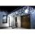 Ghirlanda luminoasa tip perdea 300 LED-uri, 12m, pentru interior/exterior, cu flash, iluminare alba Household NewTrend