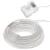 (DL) Instalatie tub furtun luminos pentru Craciun cu baterii 3xAA, 50 LED-uri, 5m, galben Household NewTrend