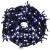 Instalatie lumini pentru bradul de Craciun, 25,5 metri, 300 LED-uri cu flash, albastru Household NewTrend