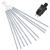 Instalatie de Craciun, 10 tuburi, 50cm, 480 LED, ploaie de meteoriti, alb Household NewTrend