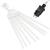 (DL) Instalatie de Craciun, 8 tuburi, 30cm, 144 LED, ploaie de meteoriti, galben Household NewTrend