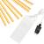 (DL) Instalatie de Craciun, 8 tuburi, 30cm, 144 LED, ploaie de meteoriti, galben Household NewTrend