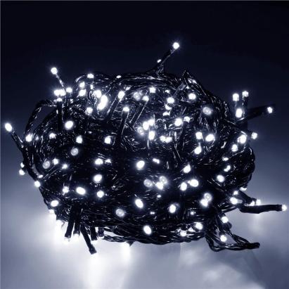 Instalatie lumini pentru bradul de Craciun, 91,5 metri, 1500 LED-uri, alb rece Household NewTrend
