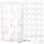 Set globuri de Craciun, 30 bucati, 8cm, 6 modele, alb Household NewTrend