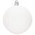 Set globuri de Craciun, 30 bucati, 8cm, 6 modele, alb Household NewTrend