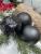 Set globuri de Craciun, 30 bucati, 8cm, 6 modele, negru Household NewTrend