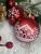 Set globuri de Craciun, 16 bucati, 8cm, 8 modele, rosu alb Household NewTrend