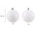 Set globuri de Craciun, 20 bucati, 8cm, alb perlat Household NewTrend