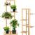 Stand de flori din lemn cu 6 etajere suport GA199, 102x40cm Household NewTrend