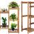 Stand de flori din lemn cu 8 etajere suport GA198, 85x70cm Household NewTrend