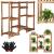 Stand de flori din lemn cu 8 etajere suport GA198, 85x70cm Household NewTrend