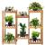Stand de flori din lemn cu 8 etajere suport GA198, 85x70cm Household NewTrend