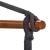 Hamac tip leagan suspendat pentru casa sau gradina HM45, gri inchis cu perne, 130x100cm, 150kg Household NewTrend