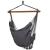 Hamac tip leagan suspendat pentru casa sau gradina HM45, gri inchis cu perne, 130x100cm, 150kg Household NewTrend