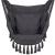 Hamac tip leagan suspendat pentru casa sau gradina HM45, gri inchis cu perne, 130x100cm, 150kg Household NewTrend